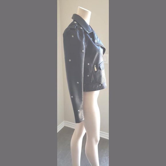 Romeo & Juliet Couture Faux Leather Moto Jacket - Picture 6 of 14